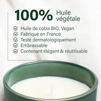 Vela de Masaje Natural y Ecológica