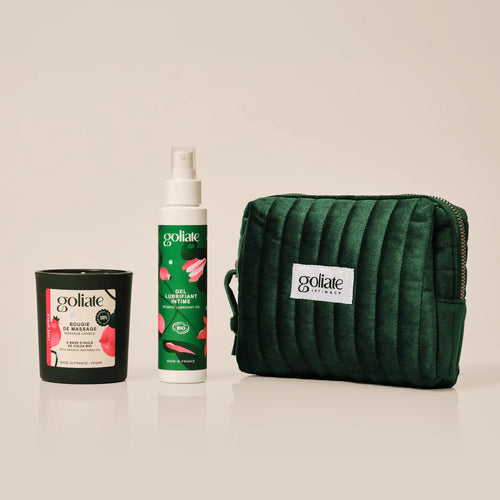 Vela de Masaje + Lubricante Natural + Neceser